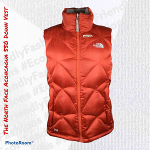 The North Face Women's Aconcagua 550 Down Vest Red